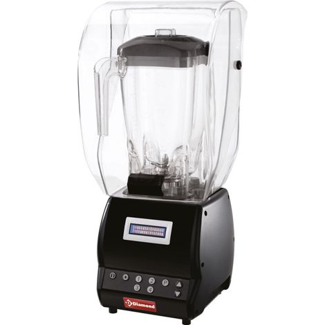 Mixer pro. à cloche - verre carré 2 lt - variateur - Diamond