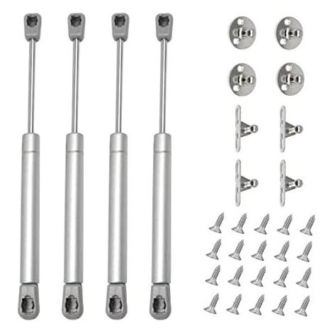 4pcs Verin a Gaz 80N Verin Hydraulique Verin Meuble Amortisseur Porte Placard Pour Armoires Bibliothèques Meuble(4, 80N) (1/4)