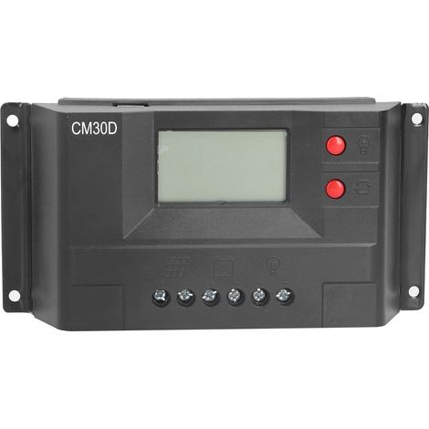 Solar Charge Controller 12V 24V PWM Auto Paremeter Adjustable LCD Solar Panel Battery Smart Regulator for Industry