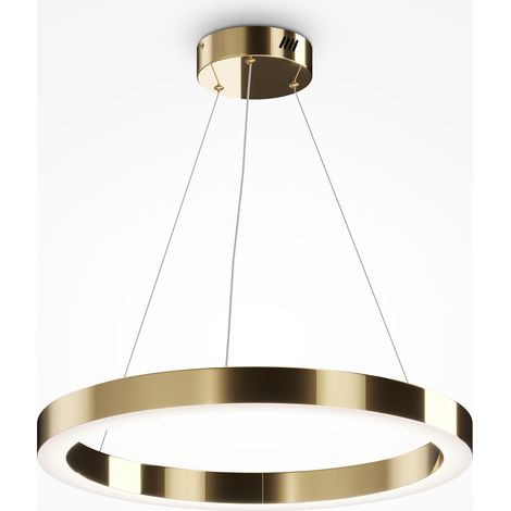 Maytoni Saturno Plafonnier LED intégré moderne en laiton, 3100lm, 4000K (1/5)