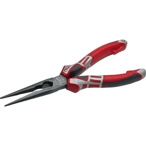 NWS 140-69-205 Pinza a becchi dritti rossa 205 mm