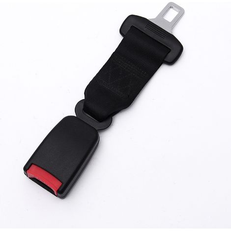 Rallonge de ceinture de sécurité 23 cm rallonge de ceinture de sécurité de voiture noir 2pcs (1/4)