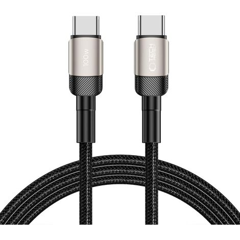 Câble USB-C UltraBoost Evo PD 100 W 5 A 2 m - Titane (1/5)