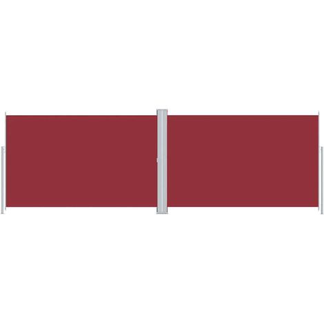 Maison Exclusive - Seitenmarkise Ausziehbar Rot 220x600 cm