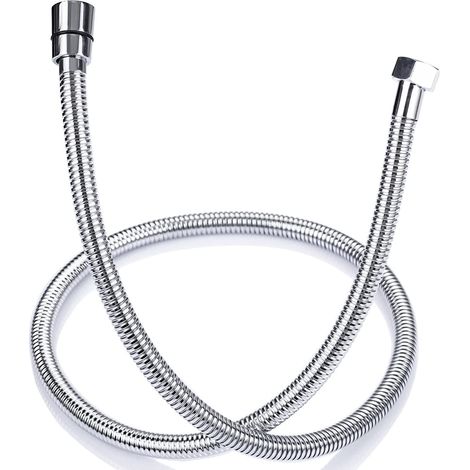 ONECE Flexible de Douche 1.5m en Acier Inoxydable Anti Torsion , Tuyau de Douche Raccord Standard G 1/2 Universel pour Salle de Bains
