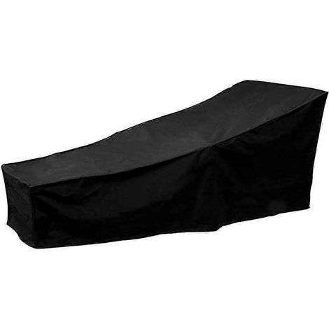 Housse imperméable pour transat d'extérieur (lot de 1), protection pour fauteuil de jardin en osier et bain de soleil, mobilier de terrasse (1/5)