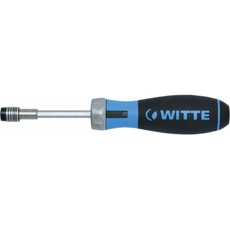Cacciavite a cricchetto di alta qualità WITTE con 6 punte intercambiabili (1/5)