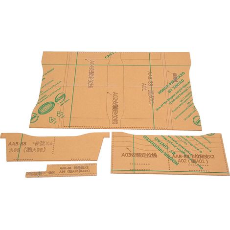 Gabarit pour portefeuille long, gabarit en acrylique, outils de moulage pour la maroquinerie DIY