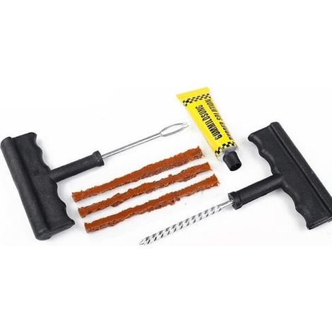 Kit de réparation Tubeless Crevaison Pneus Voiture (1/4)