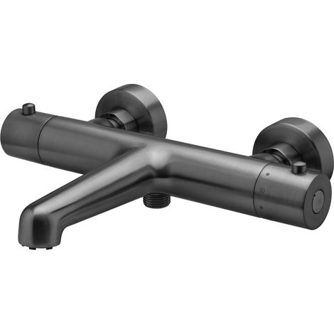 Essebagno Luisa mezclador termostático para bañera-ducha gris metalizado (1/5)
