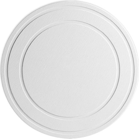 1 plateau de drainage pour plantes d'intérieur, en terre de diatomées, 15 x 15 x 0,9 cm, blanc, pour pot intérieur (1/5)