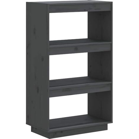 Maison Exclusive - Bücherregal/Raumteiler Grau 60x35x103 cm Massi (1/5)