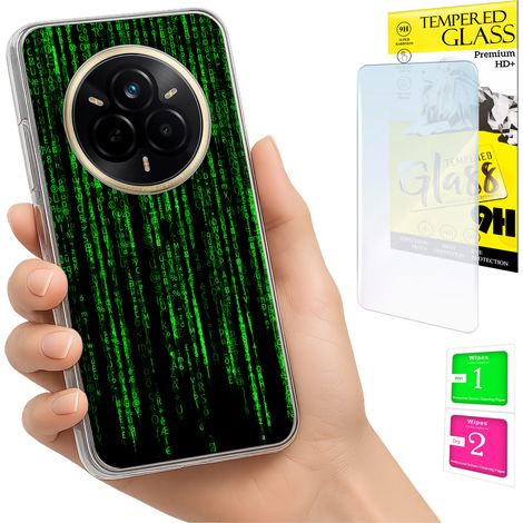 Custodia per Realme 14 Pro 5G con cover fotografica e vetro temperato 9H. (1/5)