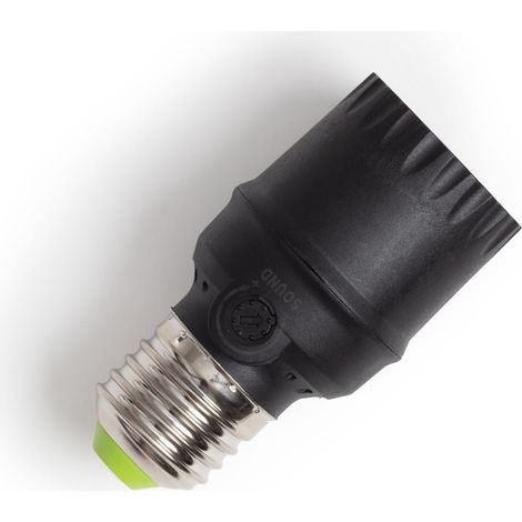 Geräusch Sensor für E27-Glühbirnen Schwarz (1/3)