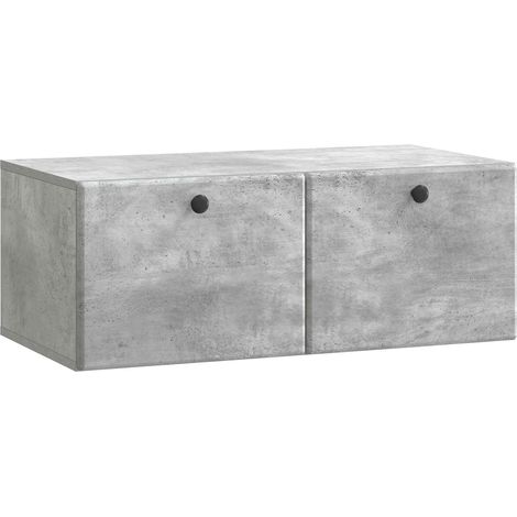 Maison Exclusive - Mobile Porta TV da Muro 78,5 x 41 x 30 cm Grigio Cemento (1/5)