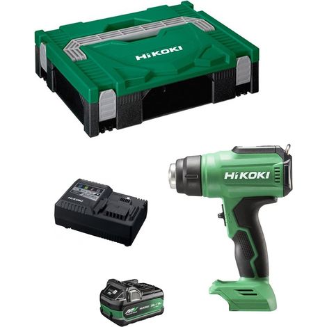 Pistola de calor HIKOKI RH18DAA1X (1 x 2,5Ah/5,0Ah + UC18YSL3 + Maletín HSC I) (1/5)