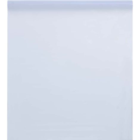 vidaXL Lámina de ventana esmerilada PVC blanco 45x2000 cm (1/5)