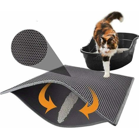 tapis De Litire Pour Chat Tapis De Litire Eva Impermable (30 X 30 Cm) (1/5)