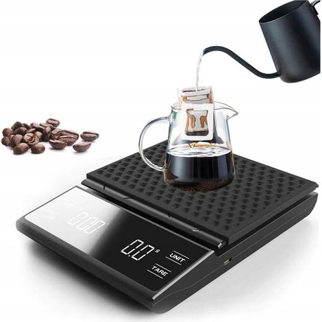 Balanza electrónica para café ETECH SFC-01WK 3 kg / 0,1 g TIMER BARISTIC