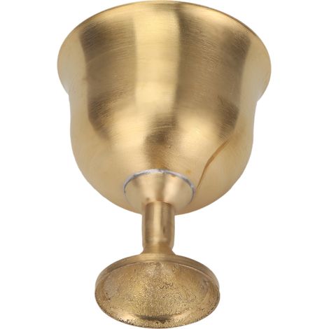 Verre à vin en laiton, élégance raffinée, objet de collection, cadeau (1/5)
