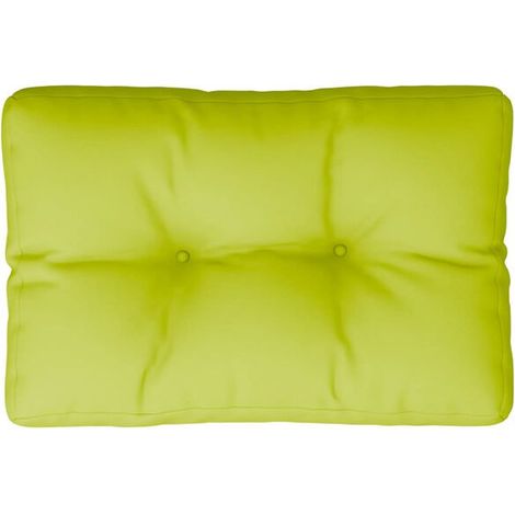 dessous de plat vert vif, dimensions 50x40x12 cm, en tissu. (1/5)