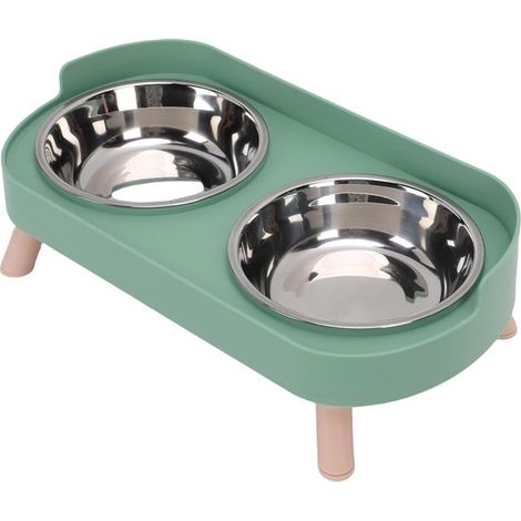 Gamelle industrielle à double paroi pour chat - robuste et durable - empêche le basculement (1/5)