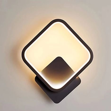 Applique murale LED carrée d'intérieur 12W Blanc Ch (1/5)