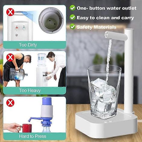 6-stufiger Wasserspender für 5-Gallonen-Wasserspender und Universalflaschen - B (1/5)