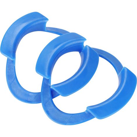 Écarteur de bouche jetable en forme de O, rétracteur de joue intra-oral, outils dentaires bleus (1/5)