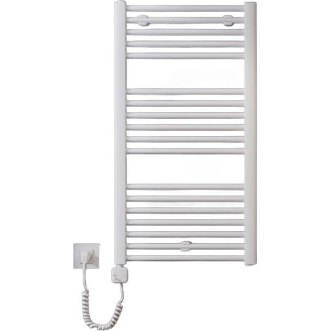 Radiateur électrique de salle de bain LUXRAD Eltop 92,2 x 50 cm blanc, résistance 400 W (1/3)