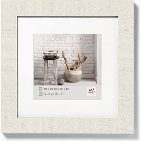 Walther Home Bilderrahmen, Holz, White Polar, 20 x 20 cm (1/5)
