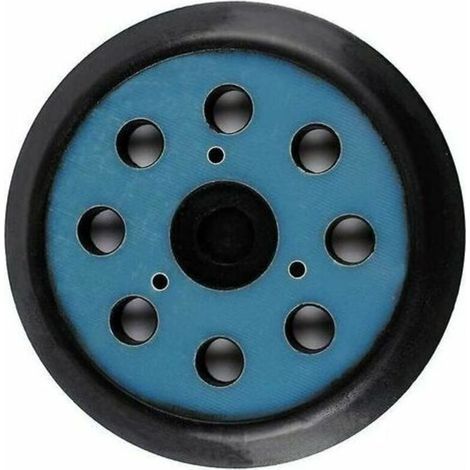 Base abrasiva a 8 fori e platorello abrasivo per levigatrice Makita Bo5041 (1/5)