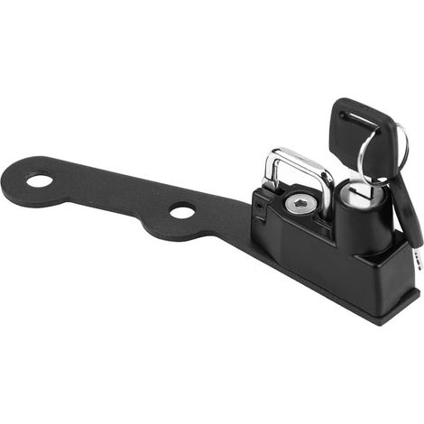 Support de Verrouillage de Casque, Crochet en Alliage de Moto, Fixez Votre Casque avec Deux Clés, Mini-taille Portable et Durable, pour MT-09 FZ-09 FJ-09 XSR900, en Matériau en (1/4)
