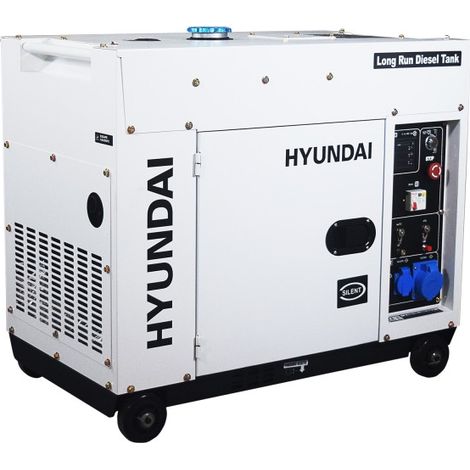 DHY8600SE-LRS Generador diésel insonorizado 6,3KW apoyo solar HYUNDAI