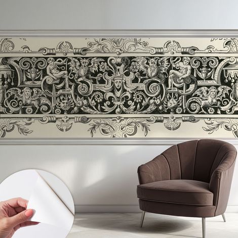 Fototapete Selbstklebend - Wanddekoration - Wandfolie - 3D Tapete Wand - Wohnungsdeko Mythologische Motive 250x104 cm (1/5)