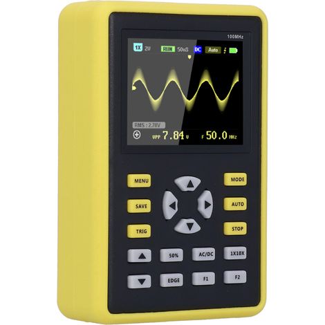 Oscilloscope numérique portable, écran LCD IPS, 2,4 pouces, 100 MHz, 500 MS/s, 5012H (1/5)
