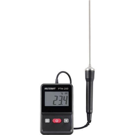 [NEUWERTIG] B-Ware Voltcraft Temperaturmessgerät Thermometer Ptm 200 Sensor Pt1000 Weiß Display60