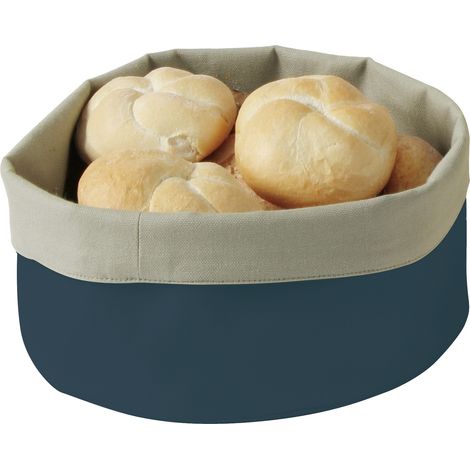 Cesta para pan, redonda, 25 cm de diámetro, azul oscuro - Hendi 429051