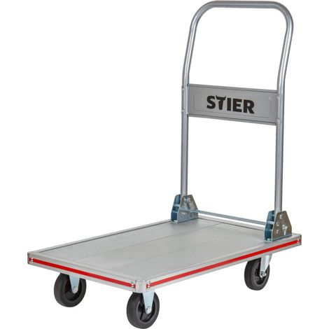 Chariot à plate-forme repliable en aluminium STIER