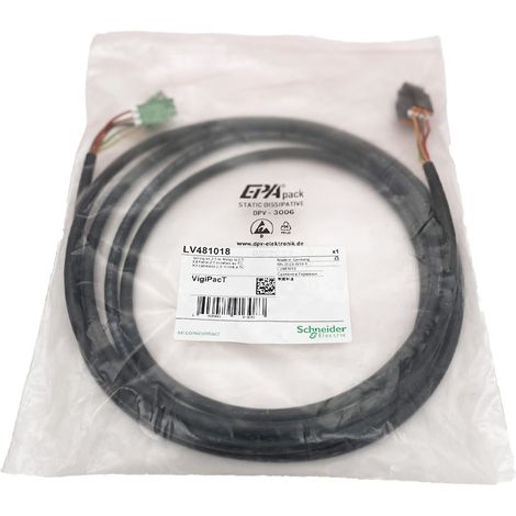 Kit di cablaggio, VigiPacT RHB, relè di protezione corrente differenziale di tipo B, lunghezza 2,5 m - LV481018