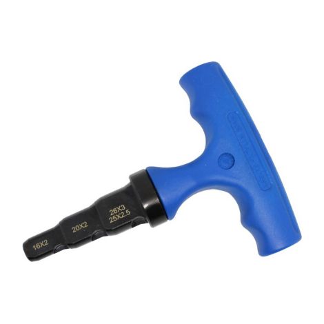 Calibreur d'e'bavurage multi-diame'tres Gryn pour tubes multicouches 16- 20- 26- 32 mm