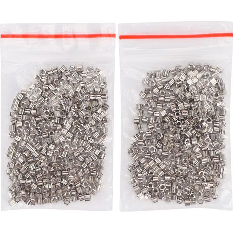 400 Pièces Écrous Sans Bords 1.4 pour Lunettes, Accessoires de Réparation de Montures (1/5)
