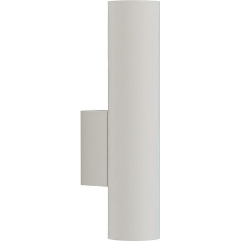 Up Down Wandlampe innen H: 25 cm Weiß 2-flammig länglich Metall GU10 Modern Wandleuchte Flur Treppe