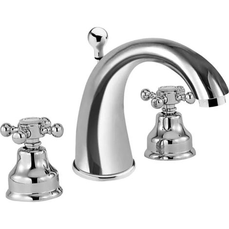 BATTERIA RUBINETTO LAVABO 3 FORI SERIE ANAIS SCARICO 11/4 RUBINETTERIE EURORAMA S.P.A.