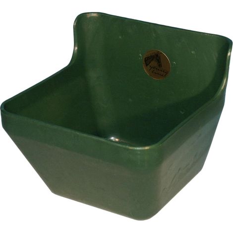Mangiatoia in plastica 16 lt OK PLAST VERDE cavallo BOX (1/3)
