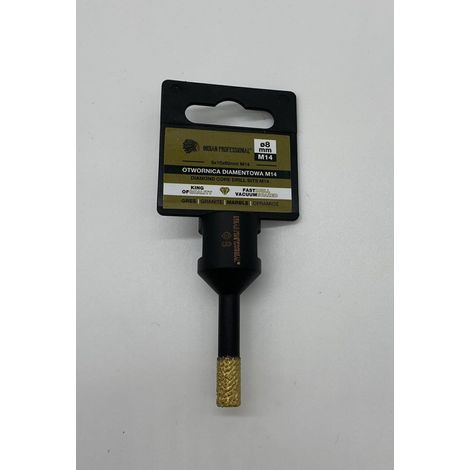 Corona de diamante M14 8mm perforación en seco / Profesional indio (1/2)
