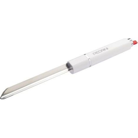 Pedrini Vuota Zucchine 0775 Lillo Acciaio Inox Lucido Con Manico Bianco