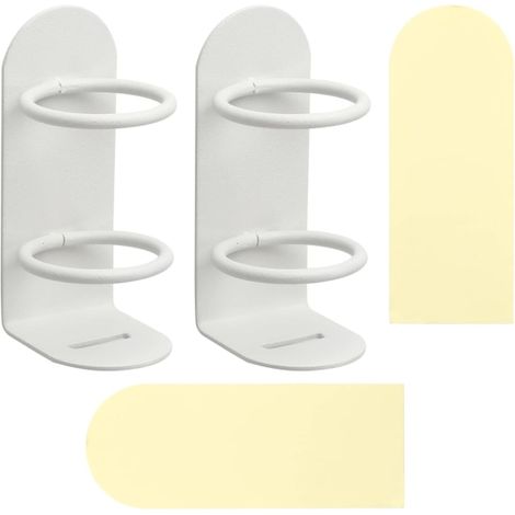 Support mural pour brosse à dents électrique (lot de 2, blanc) (1/5)