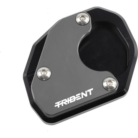 (Titane) Extension de béquille latérale, support et plaque de renfort, accessoires moto compatibles avec Trident 660 (2020, 2021, 2022) maxpower (1/4)