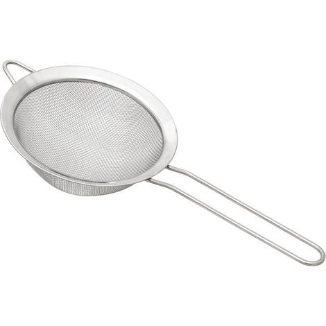 Colador de acero con mango de 12 cm, acero inoxidable macizo Massen